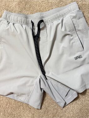 American Eagle Gray Athletic Drawstring Shorts